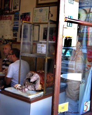 La divine porchetta de Rome