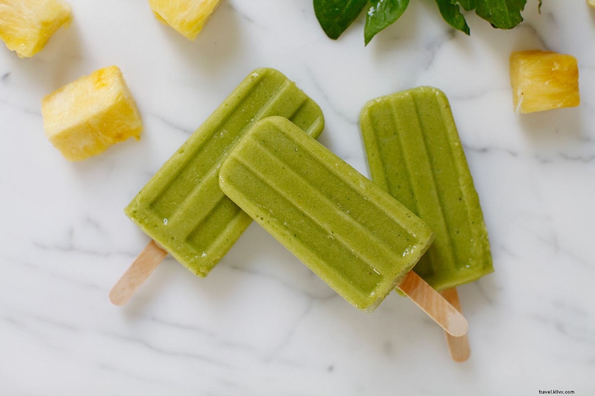 Le goût de l été : la recette des sucettes glacées Green Monster