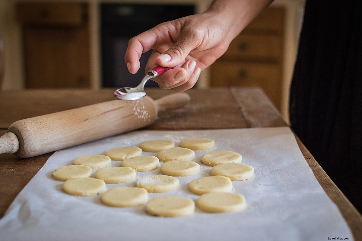 Sablés à la lavande et au citron, une douceur provençale