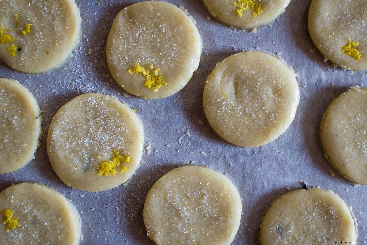 Sablés à la lavande et au citron, une douceur provençale