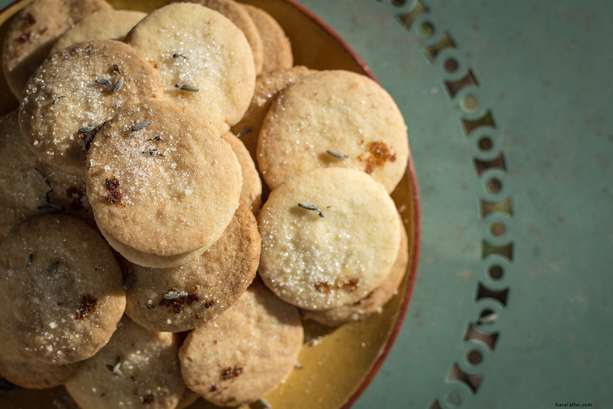 Sablés à la lavande et au citron, une douceur provençale