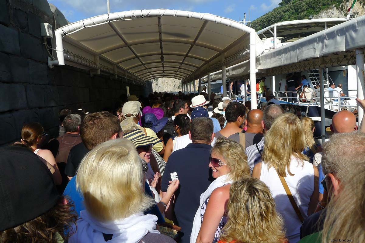 Mon déjeuner glamour à Capri était une excellente idée… en théorie