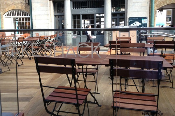 Les burgers arrivent à Covent Garden, Londres