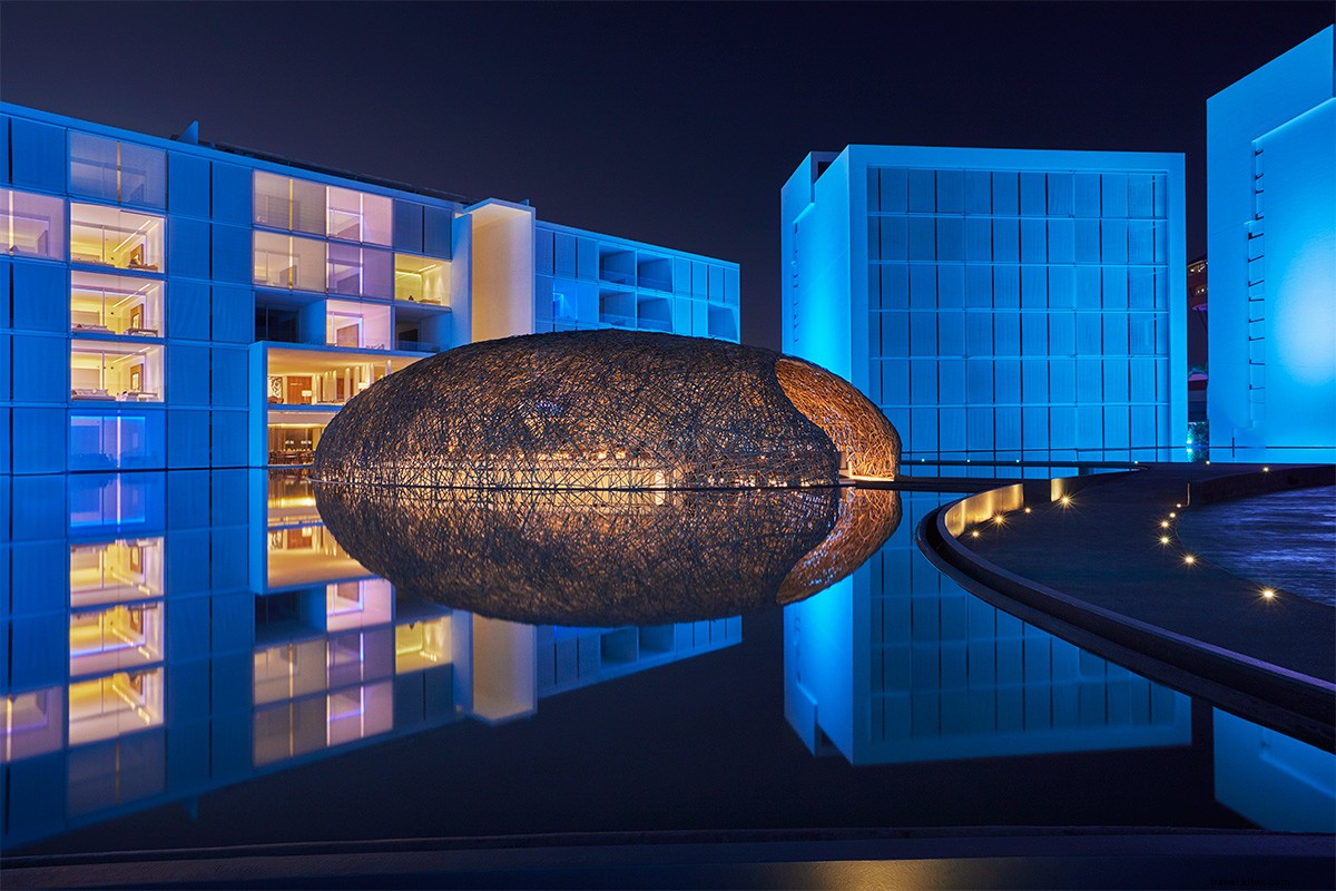 Vue sur le Viceroy Los Cabos, un hôtel qui défie la gravité