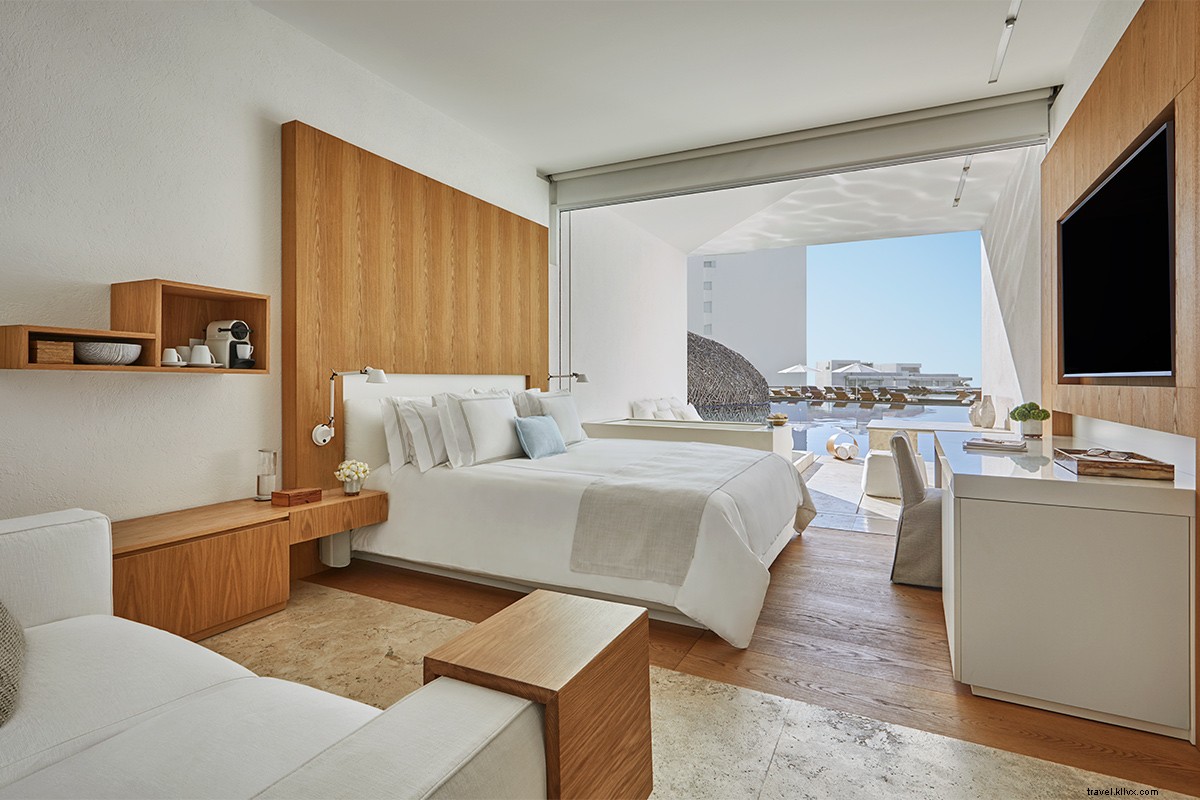 Vue sur le Viceroy Los Cabos, un hôtel qui défie la gravité