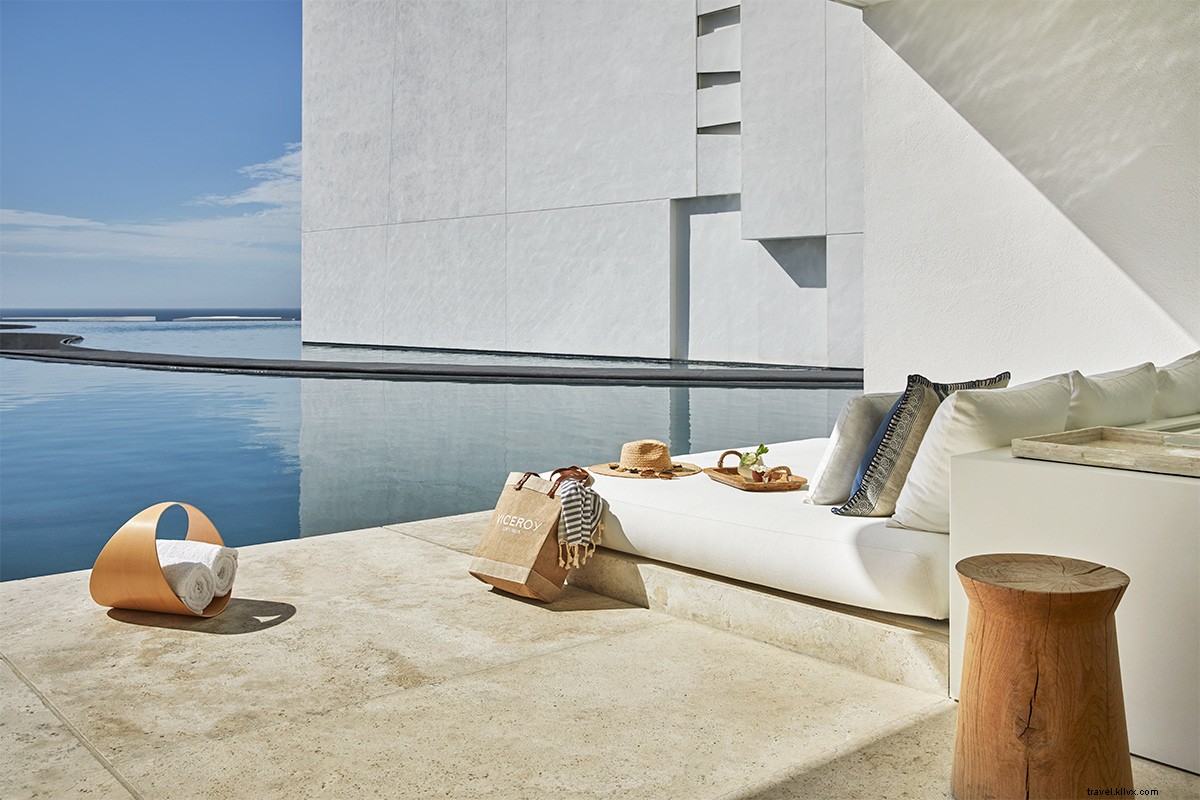 Vue sur le Viceroy Los Cabos, un hôtel qui défie la gravité