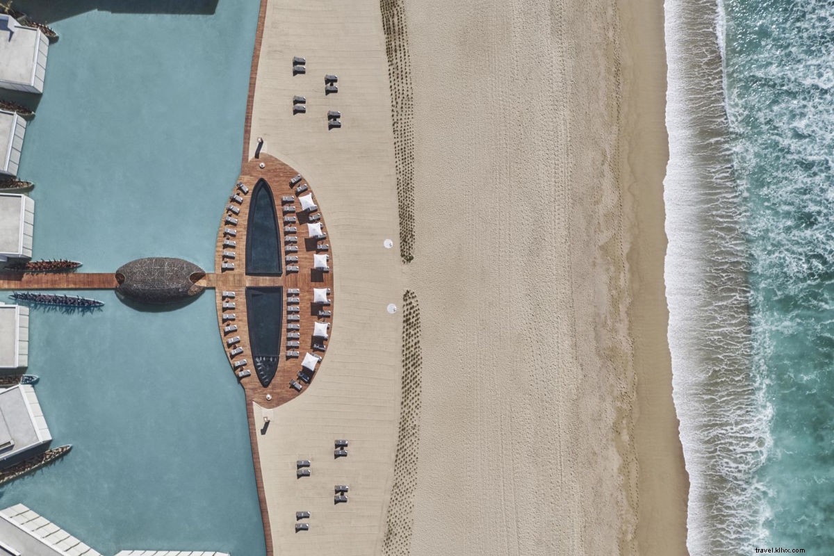 Vue sur le Viceroy Los Cabos, un hôtel qui défie la gravité