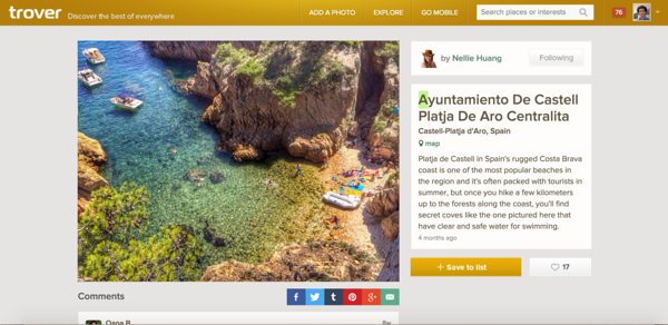 Trover – mon générateur d’idées de voyage préféré