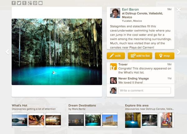 Trover – L’application de voyage qui vaut vraiment le détour