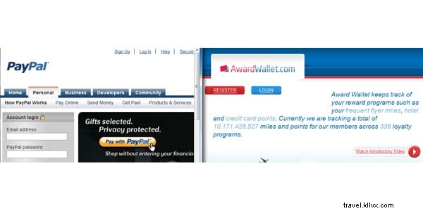 Mes récentes expériences avec PayPal et Award Wallet