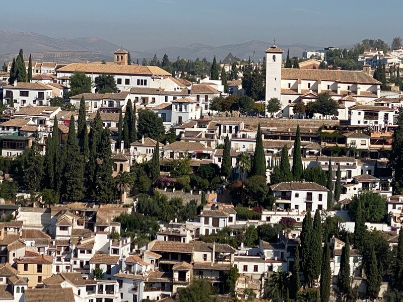 Vue panoramique sur Grenade