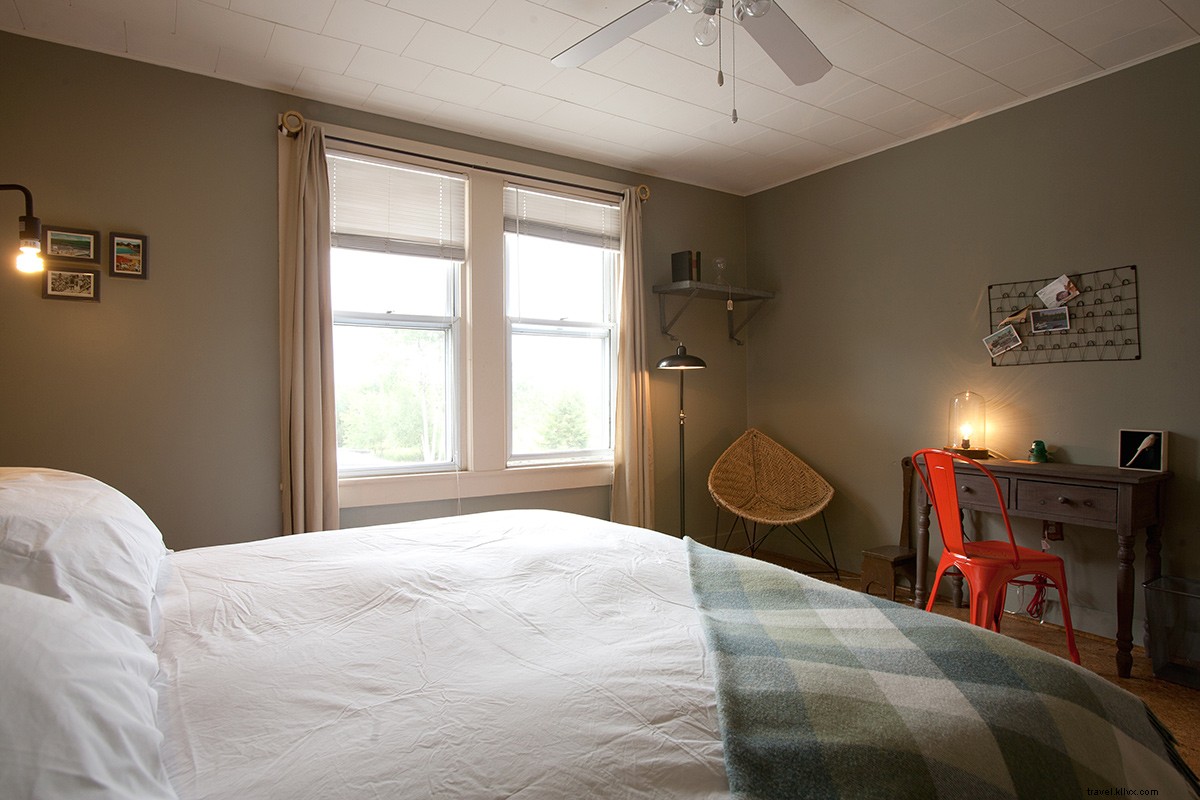 Un refuge de deux hôtels dans les montagnes Catskill, New York