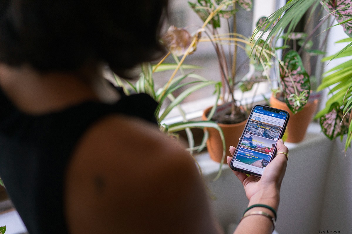 Une appli de réservation de vols pour planifier vos escapades estivales de dernière minute