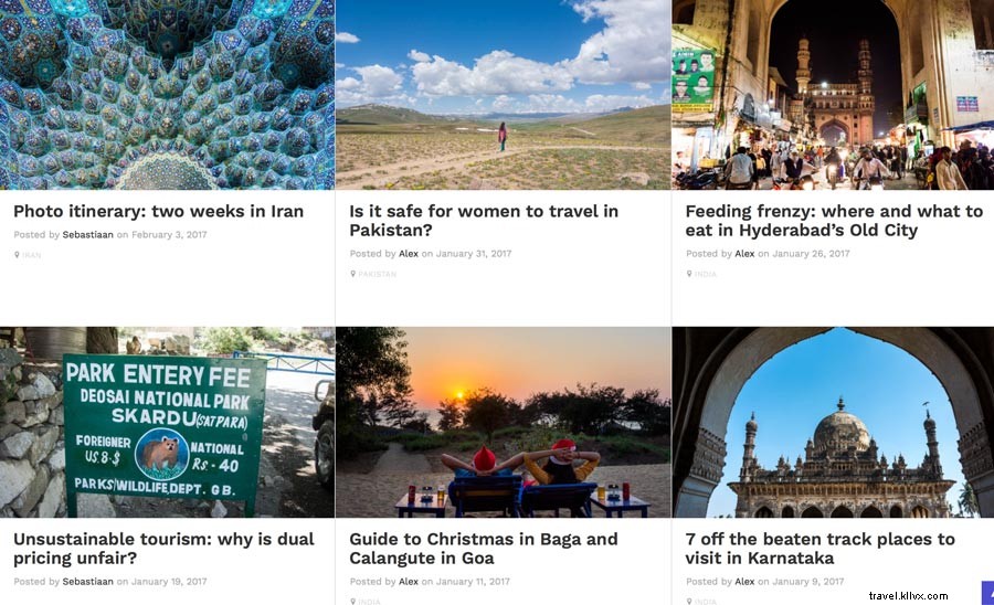 Les 24 meilleurs blogs et sites de voyage de 2017
