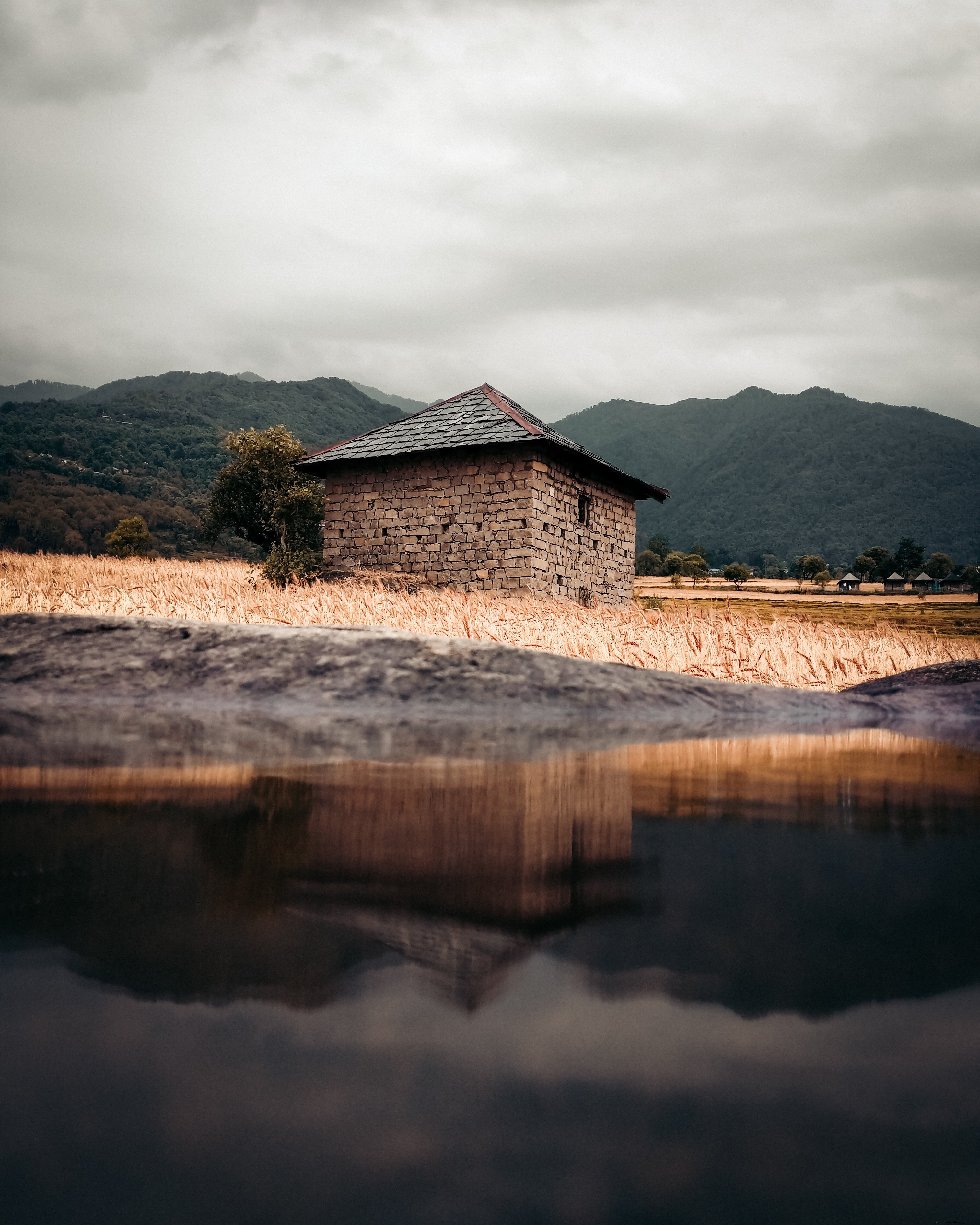 Photo d’une cabine dans la nature
