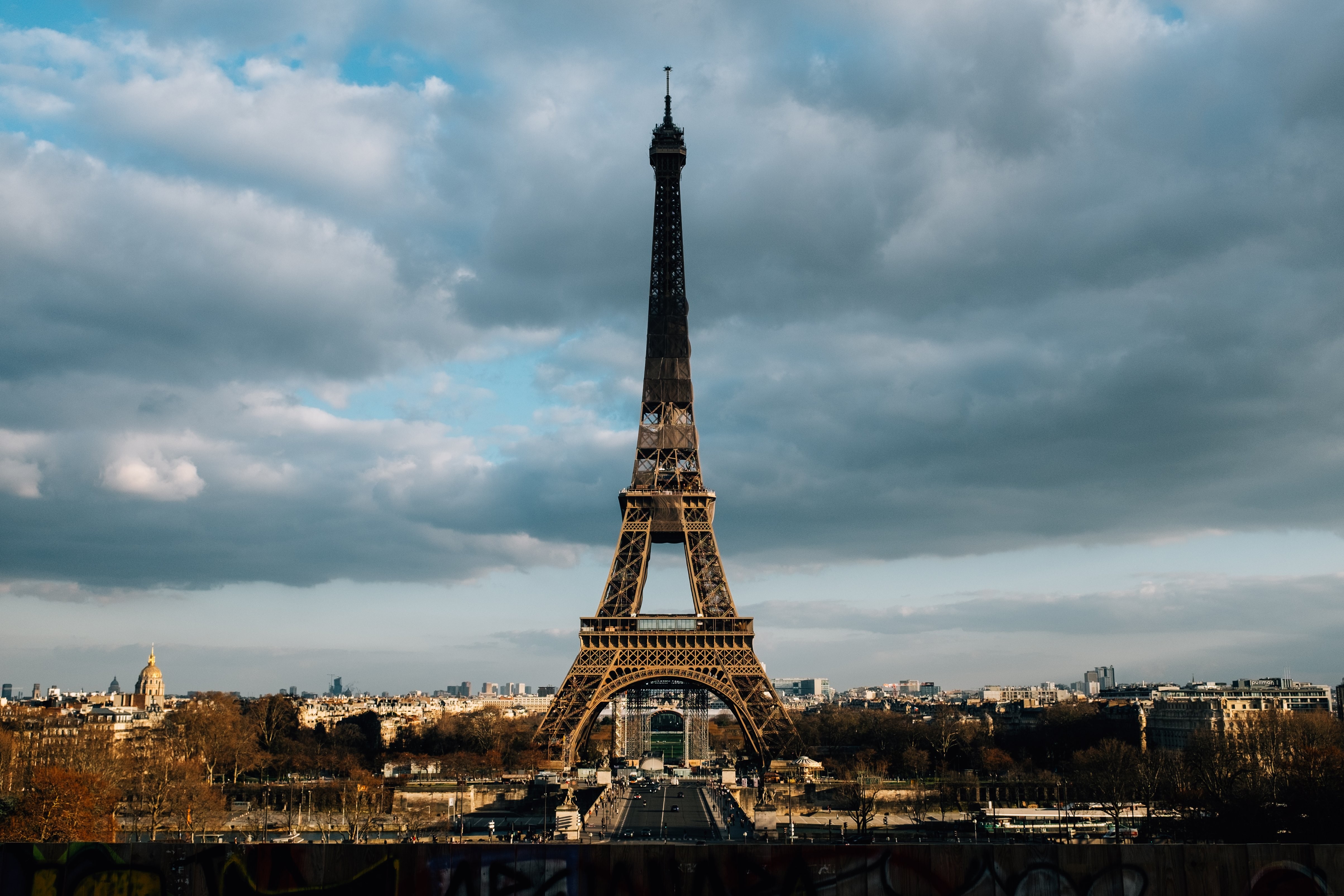 Photos de la Tour Eiffel et de la ville environnante