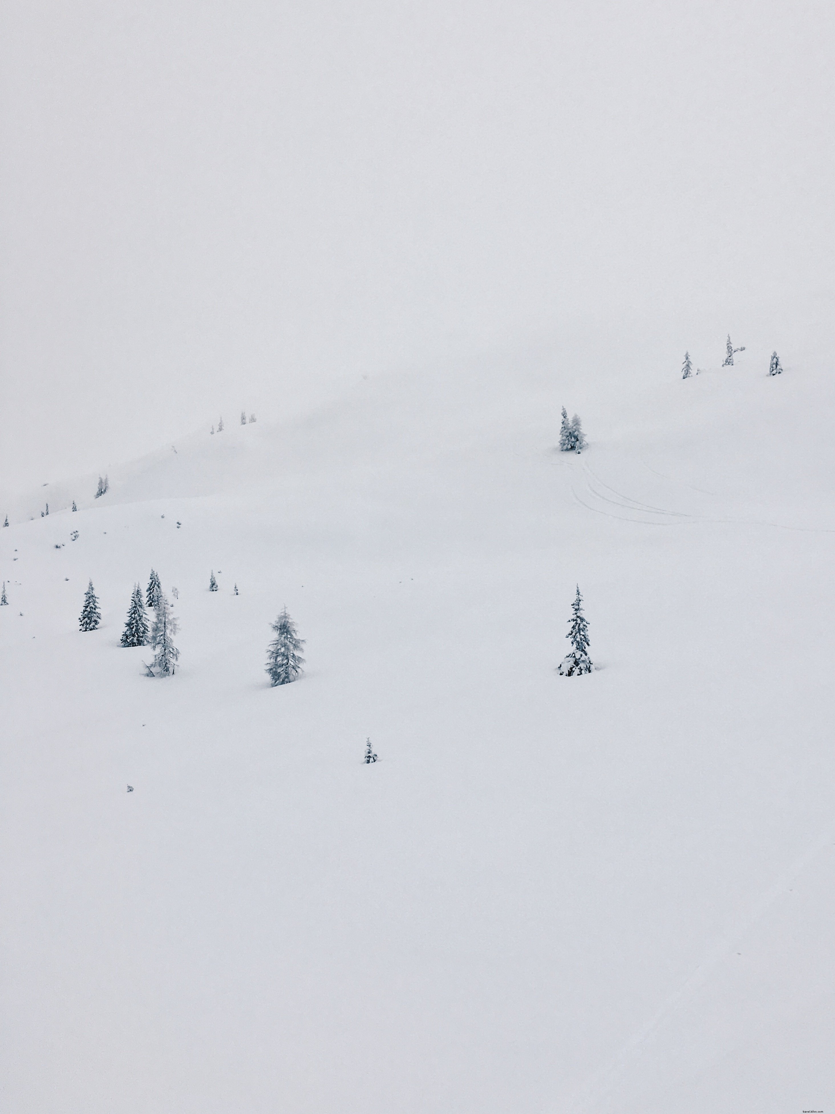 Montagne enneigée – Photo spectaculaire