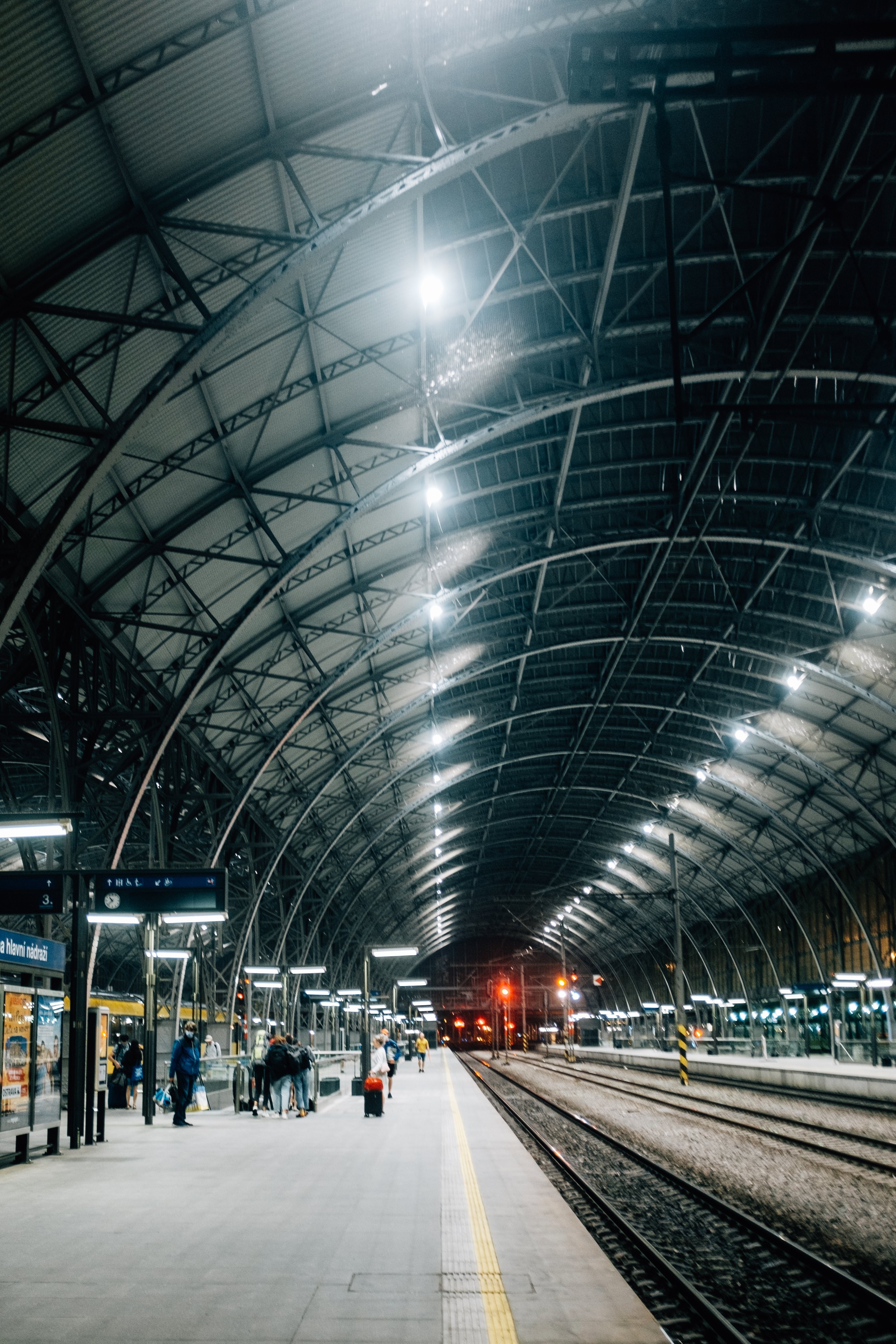 Photo paisible de la gare circulaire