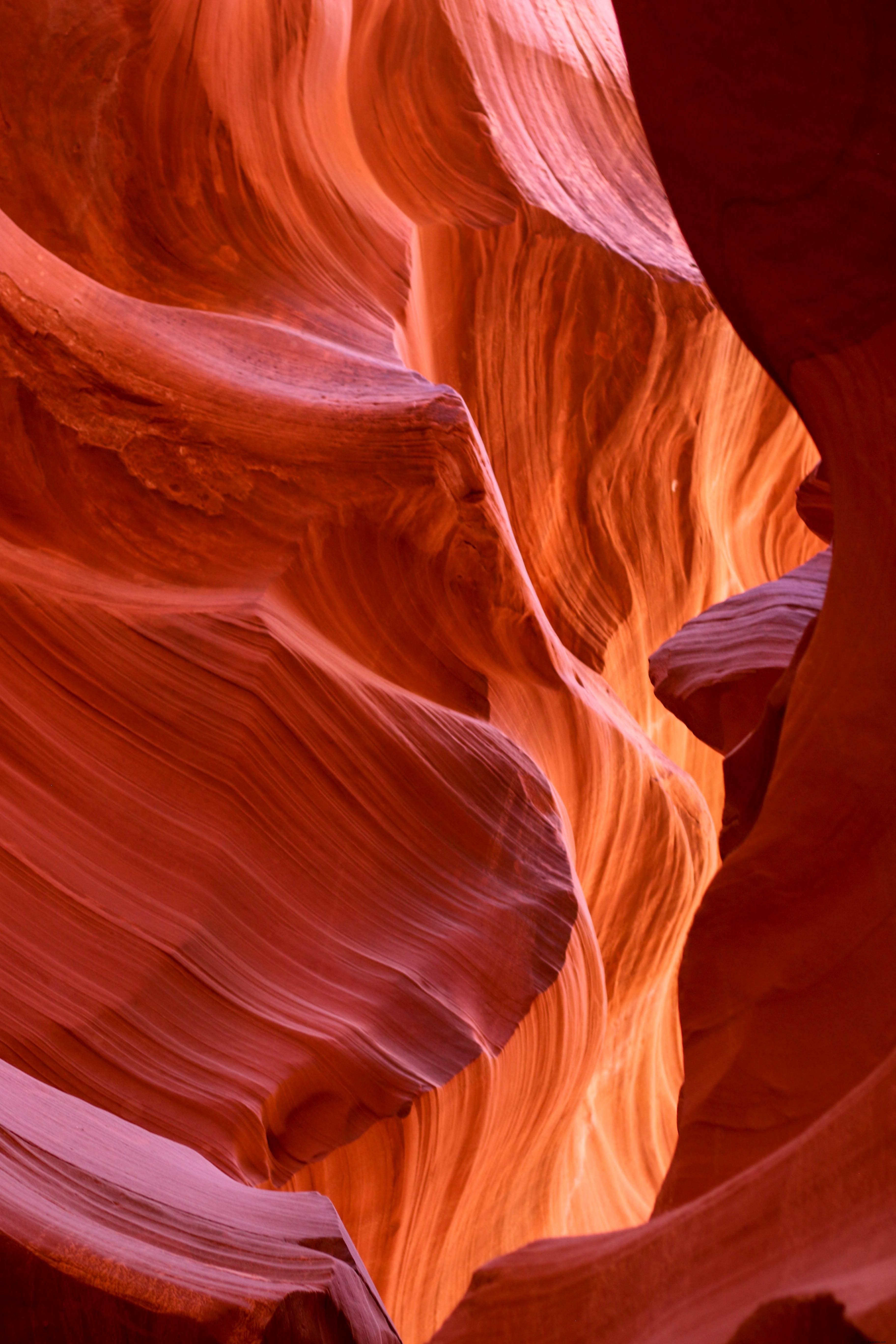 Un couloir animé capturé dans les Antelope Canyons