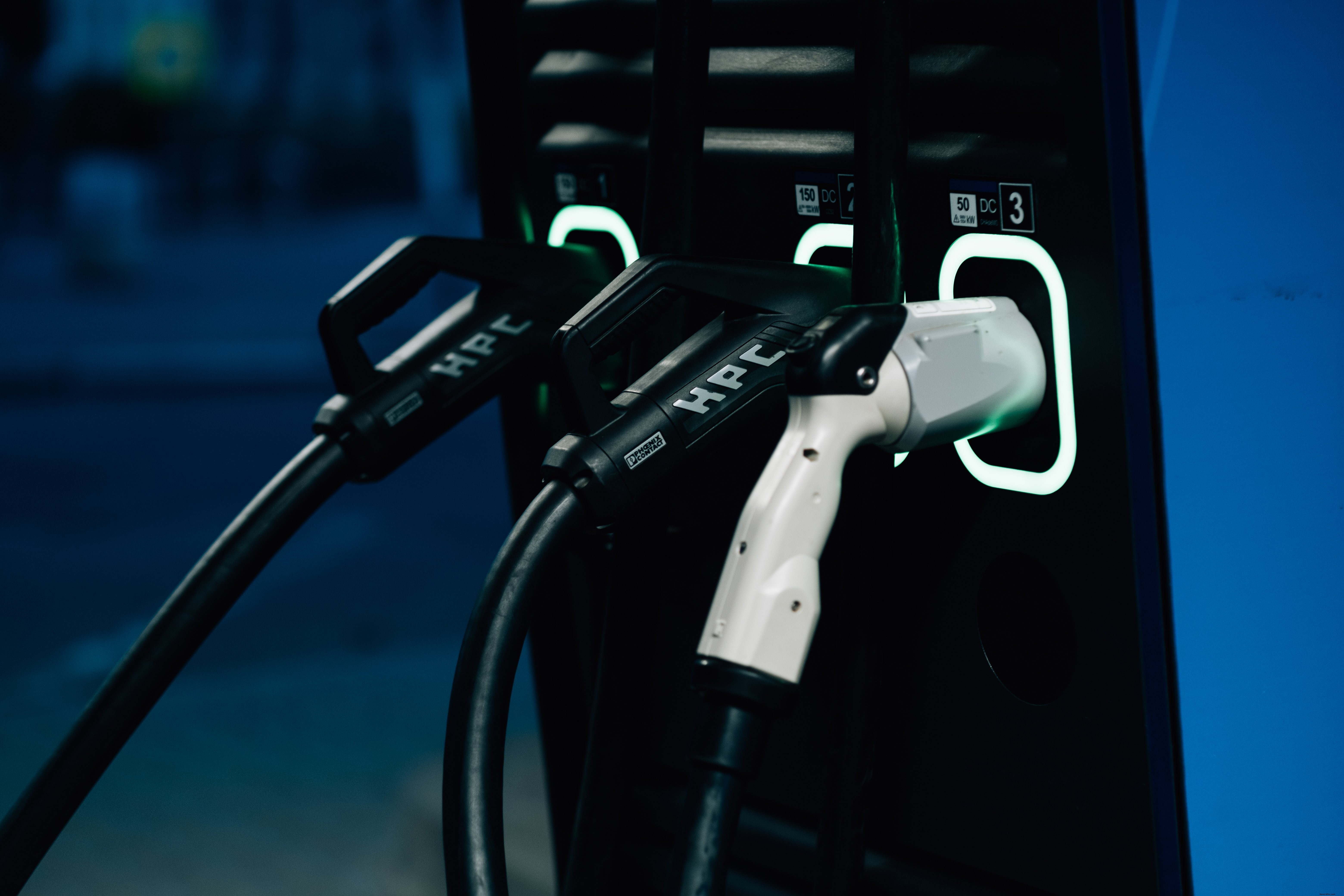 Image d une station de recharge pour véhicule électrique