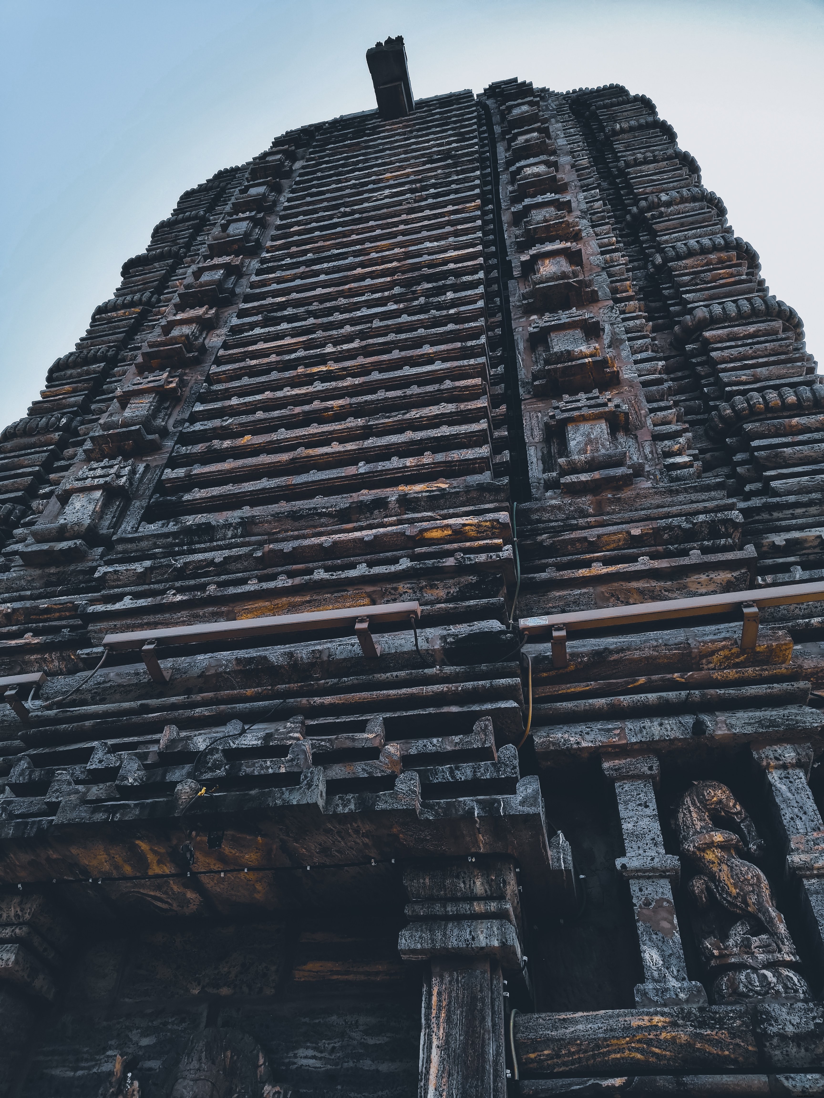 Photo d un majestueux temple vu du ciel