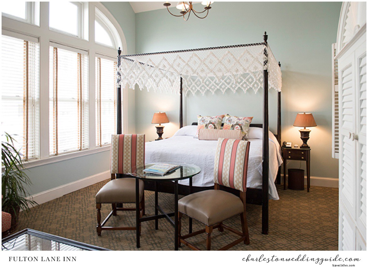 Les suites les plus romantiques pour une lune de miel à Charleston