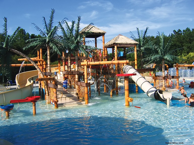 Les délices des parcs aquatiques de Charleston