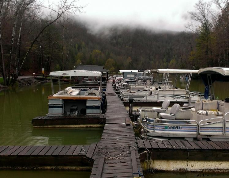 Quai de bateaux de Stone Mountain