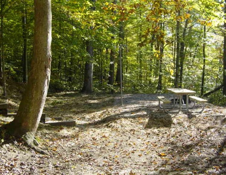 Rampe de mise à l eau et camping d Alum Ford