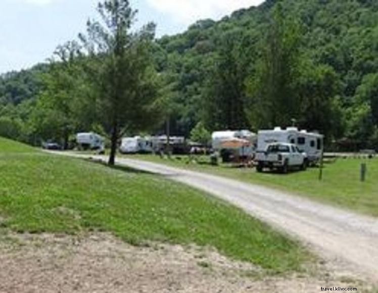 Camping German Bridge et sentiers équestres du lac Dewey