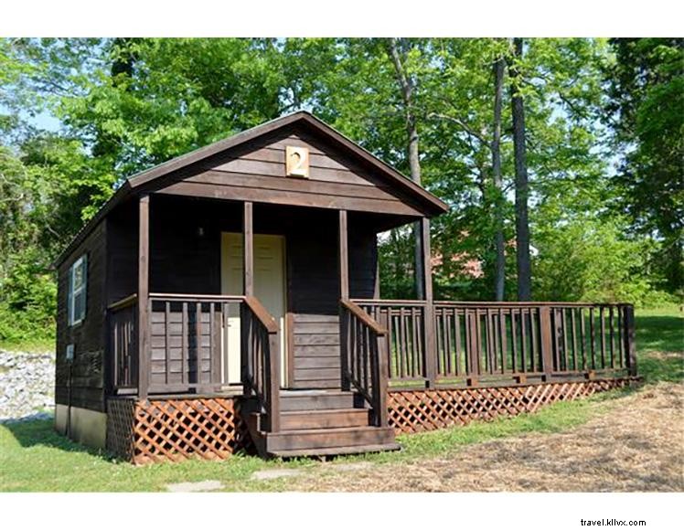 Location de chalets le long du sentier de la Rivière Verte