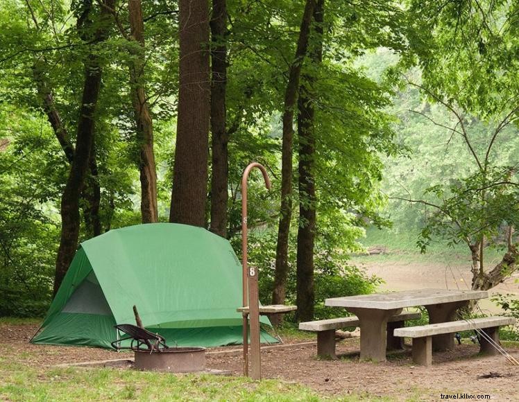 Camping Houchins Ferry – Parc national de Mammoth Cave