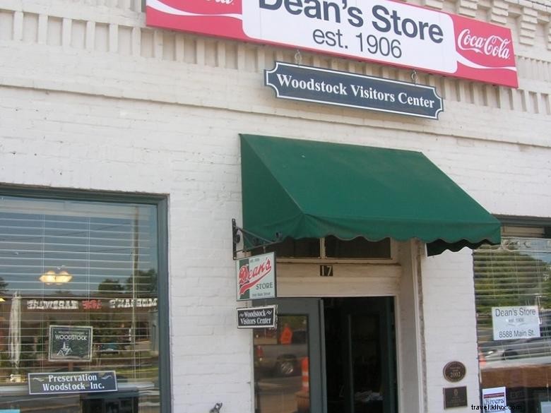 Centre d accueil des visiteurs de Woodstock – magasin Dean