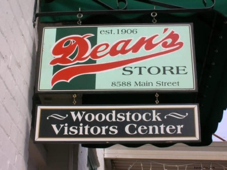 Centre d accueil des visiteurs de Woodstock – magasin Dean