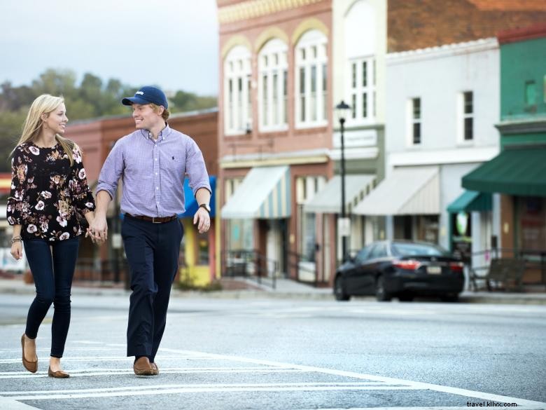 Le centre‑ville d’Eatonton