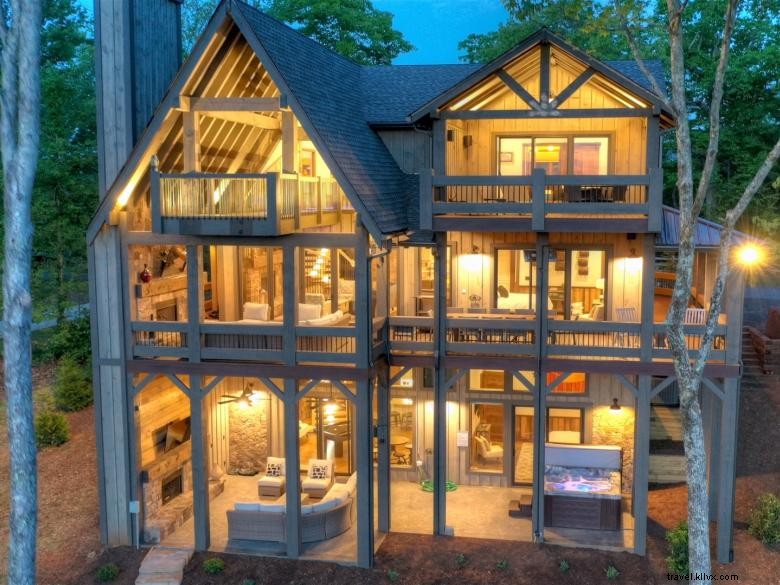 Location de chalets confort Sud – Blue Ridge, Géorgie