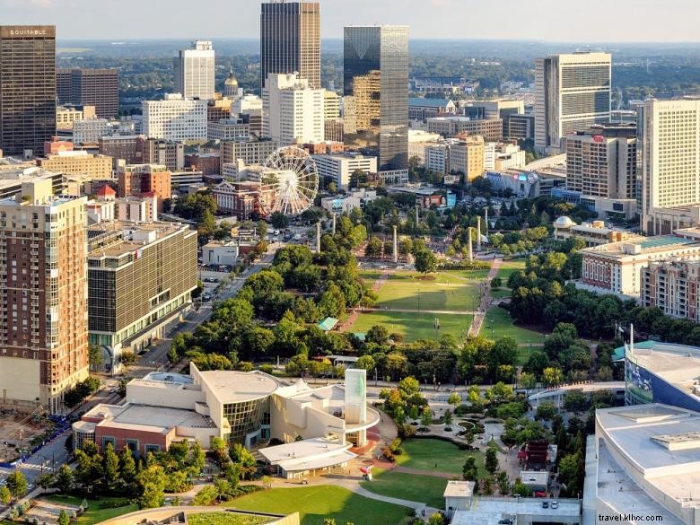 Quartier du parc du centenaire d Atlanta