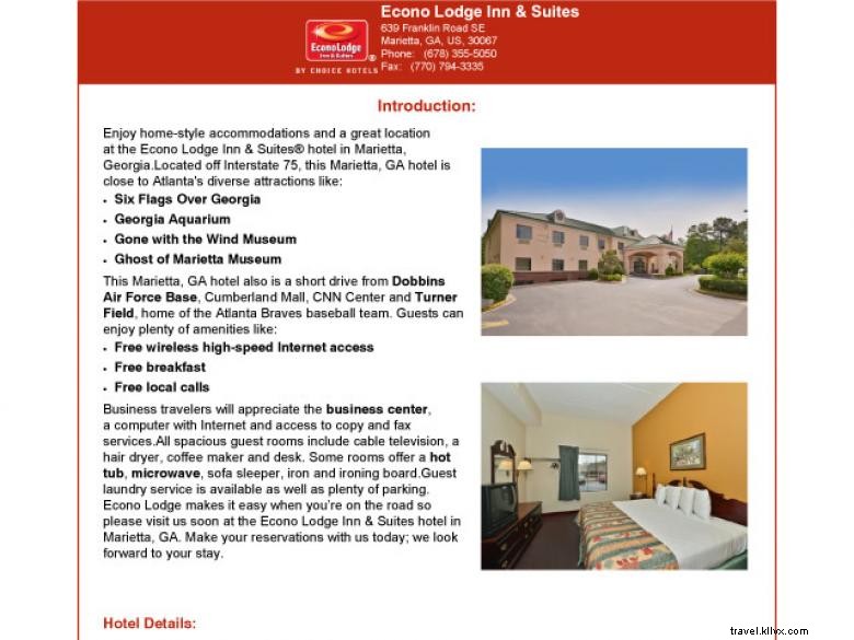 Econo Lodge Inn & Suites – Marietta