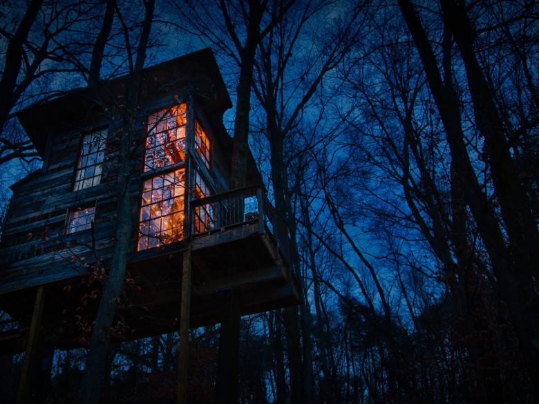 Cabanes perchées dans la canopée