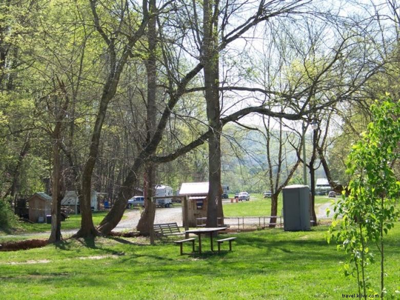 Le camping Rock et le parc de camping-cars