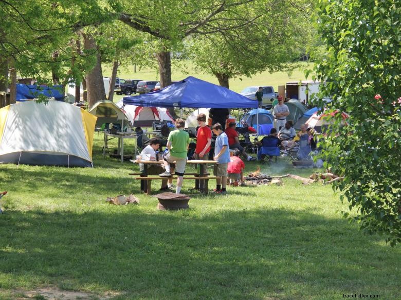 Le camping Rock et le parc de camping-cars