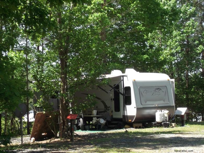 Le camping Rock et le parc de camping-cars