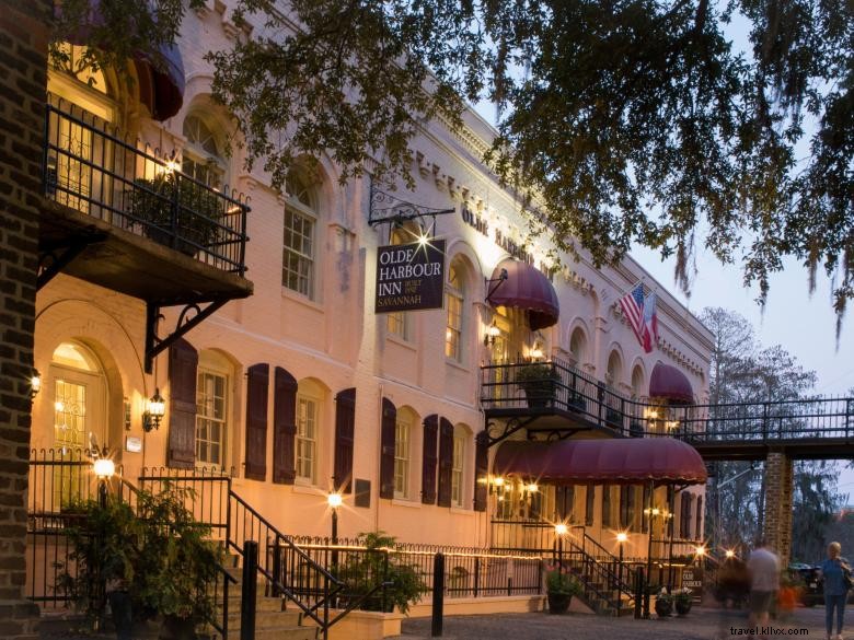 Olde Harbour Inn – Hôtel historique sur River Street à Savannah