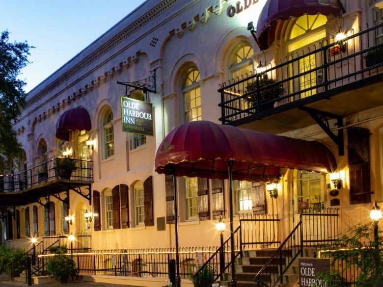 Olde Harbour Inn – Hôtel historique sur River Street à Savannah