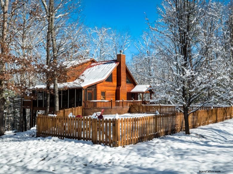 Cabane de refuge en montagne – Blue Ridge, Géorgie