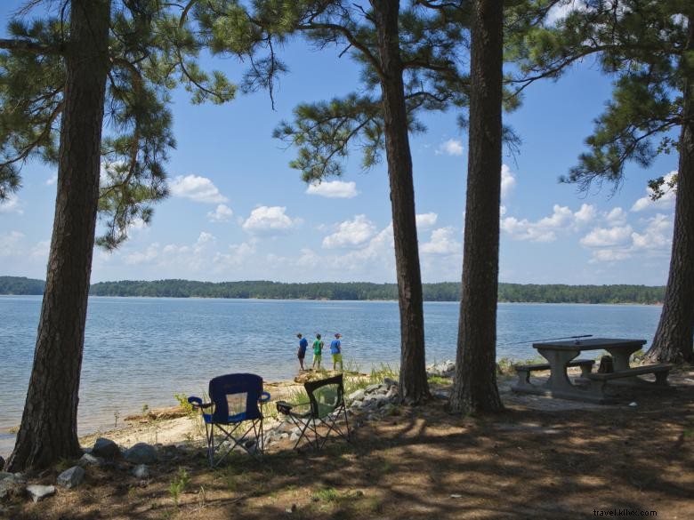 Parc d État Elijah Clark – Loisirs au bord du lac Clarks Hill