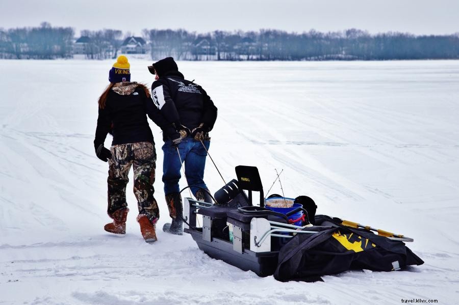Découvrez la pêche sur glace au Minnesota