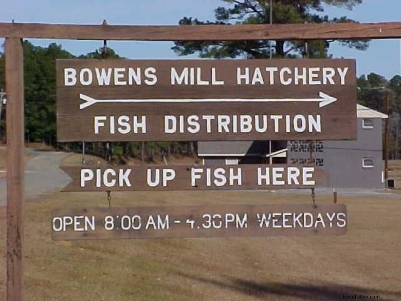 Visite de l’écloserie de poissons de Bowens Mill