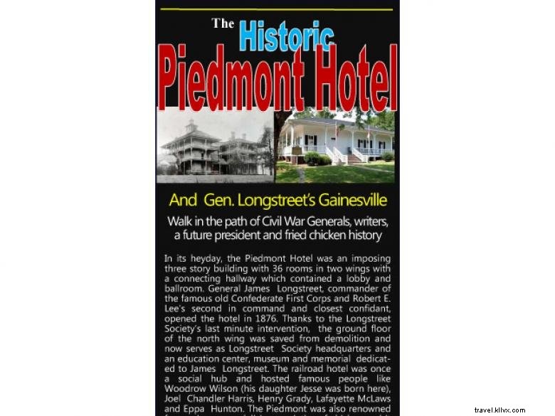 Le Musée et Hôtel Historique Piedmont de la Société Longstreet