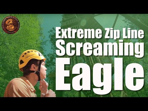 Tours de tyrolienne écologique Screaming Eagle à Banning Mills